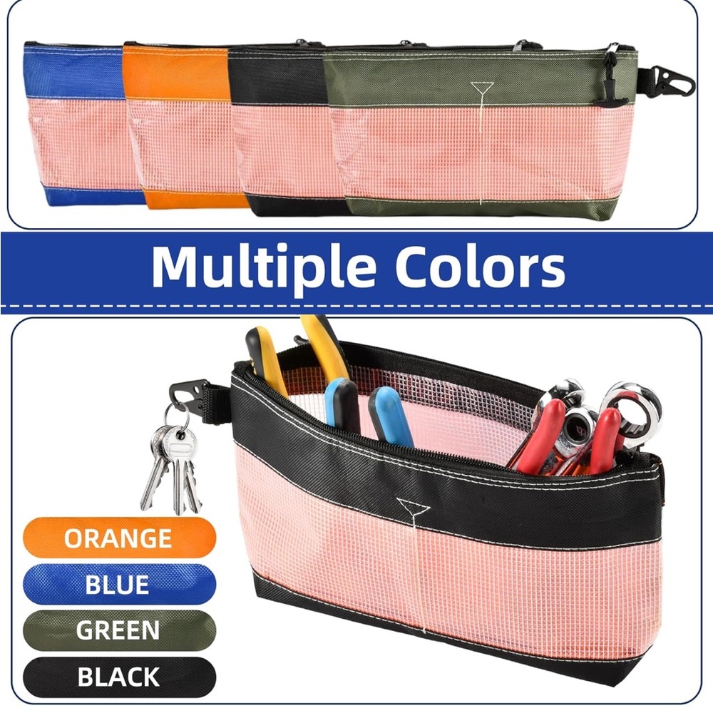 4Pcs Clear Tool 11” Zipper Pouches - Picture 3 of 5